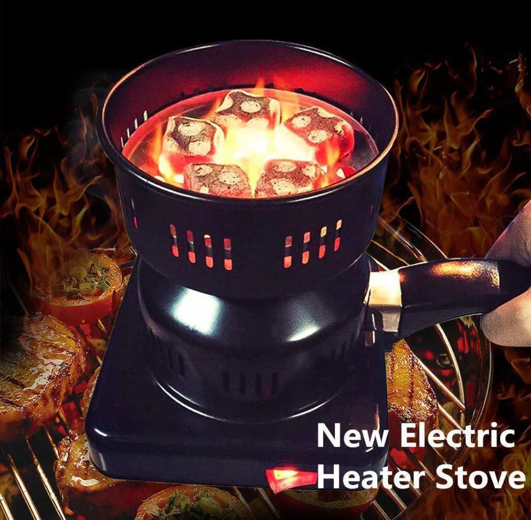 جديد سخان أحجارالشيشة، إيفا فحم، مزود بمشغل كهربائي+ توصيل مجاني لحد باب البيت والدفع عند الإستلام.