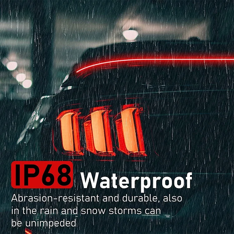 أضواء خلفية للسيارة من ألياف الكربون العالمية + توصيل مجاني لحد باب البيت والدفع عند الإستلام.