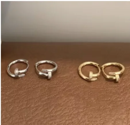 من المألوف بسيط النحاس مطلي الذهب الماس جزءا لا يتجزأ من الأذن الكفة لا شعار مجوهرات اكسسوارات أنيقة الصانع الصيني