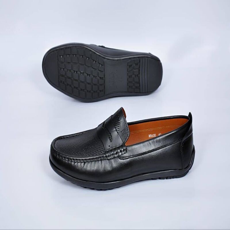 Mocassin en Noir