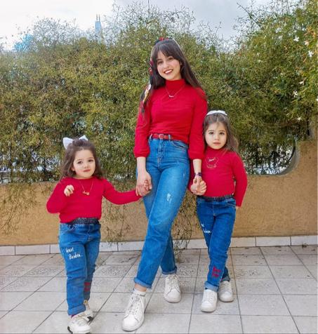 Pantalon jean pour fillettes