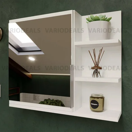 Armoire Salle de bain H50L60 en Blanc