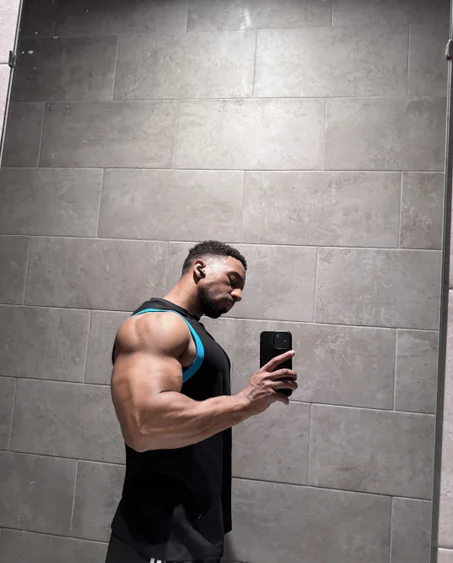 MVP Elite Force Gym Tank Top Black & Blue