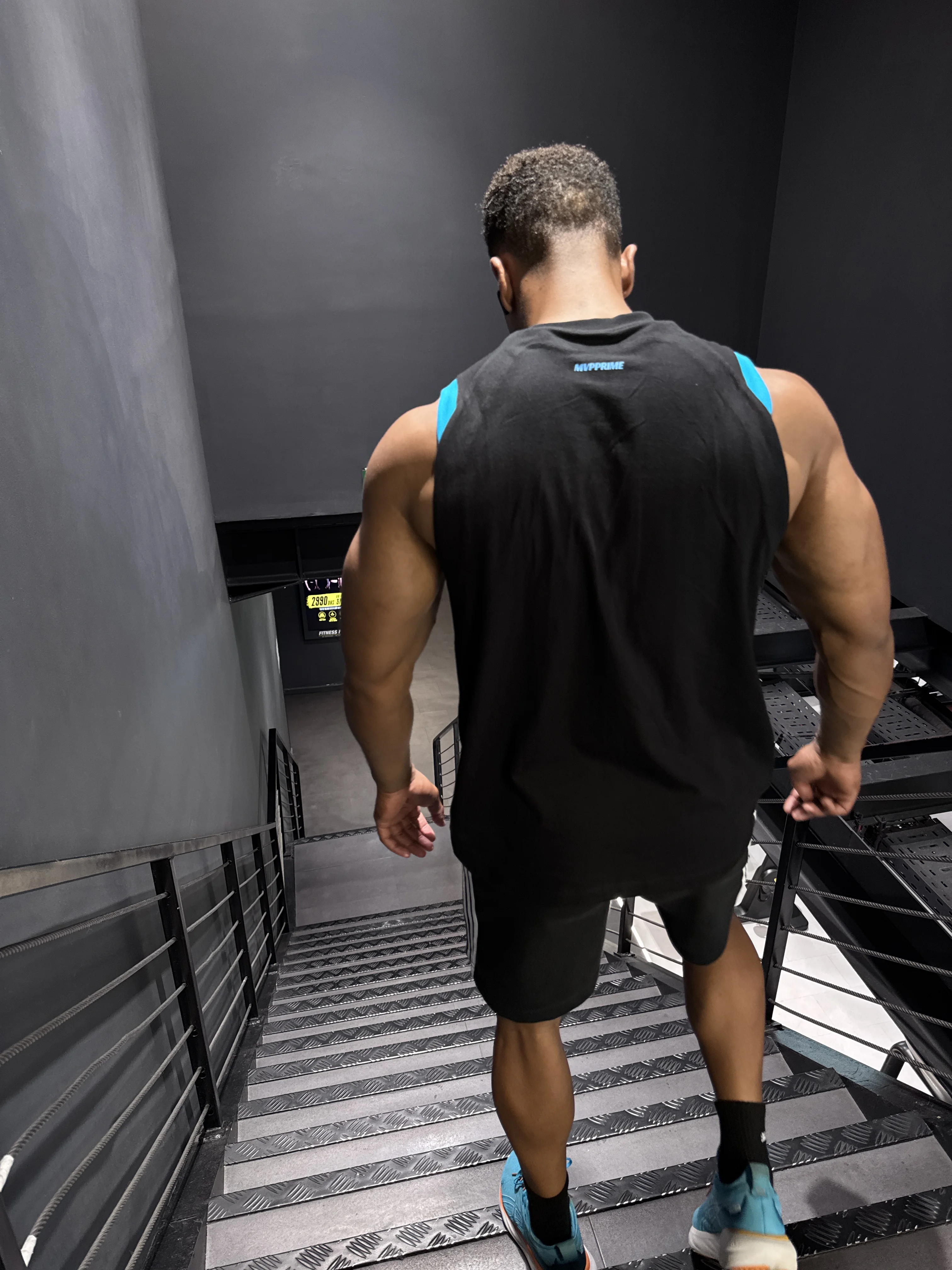 MVP Elite Force Gym Tank Top Black & Blue