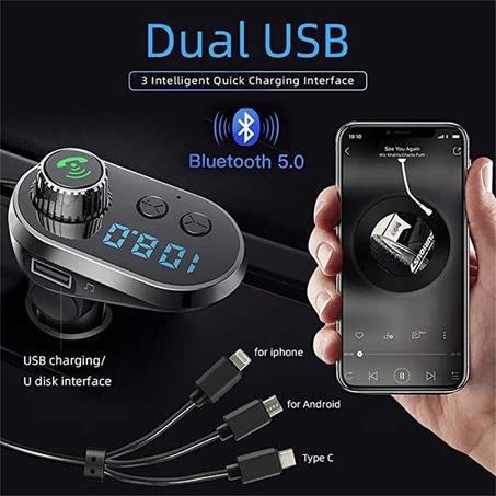 Mp3 voiture Q15  Bluetooth 4 en 1
