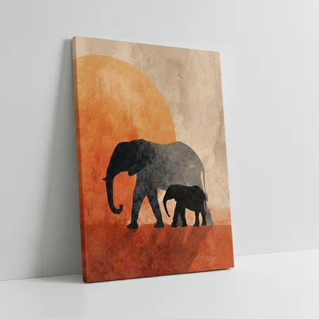 silhouette d'éléphant