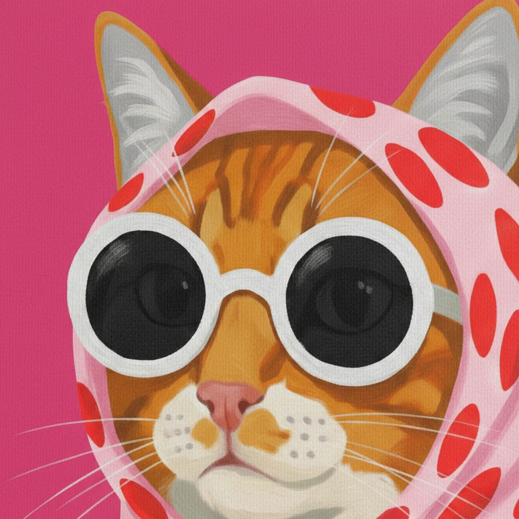 Le Chat au Foulard à