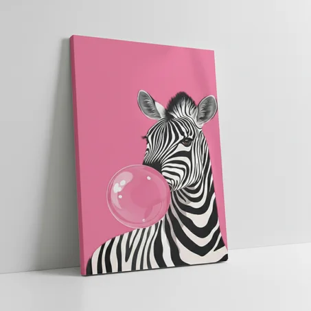 Zèbre au Bubble-Gum