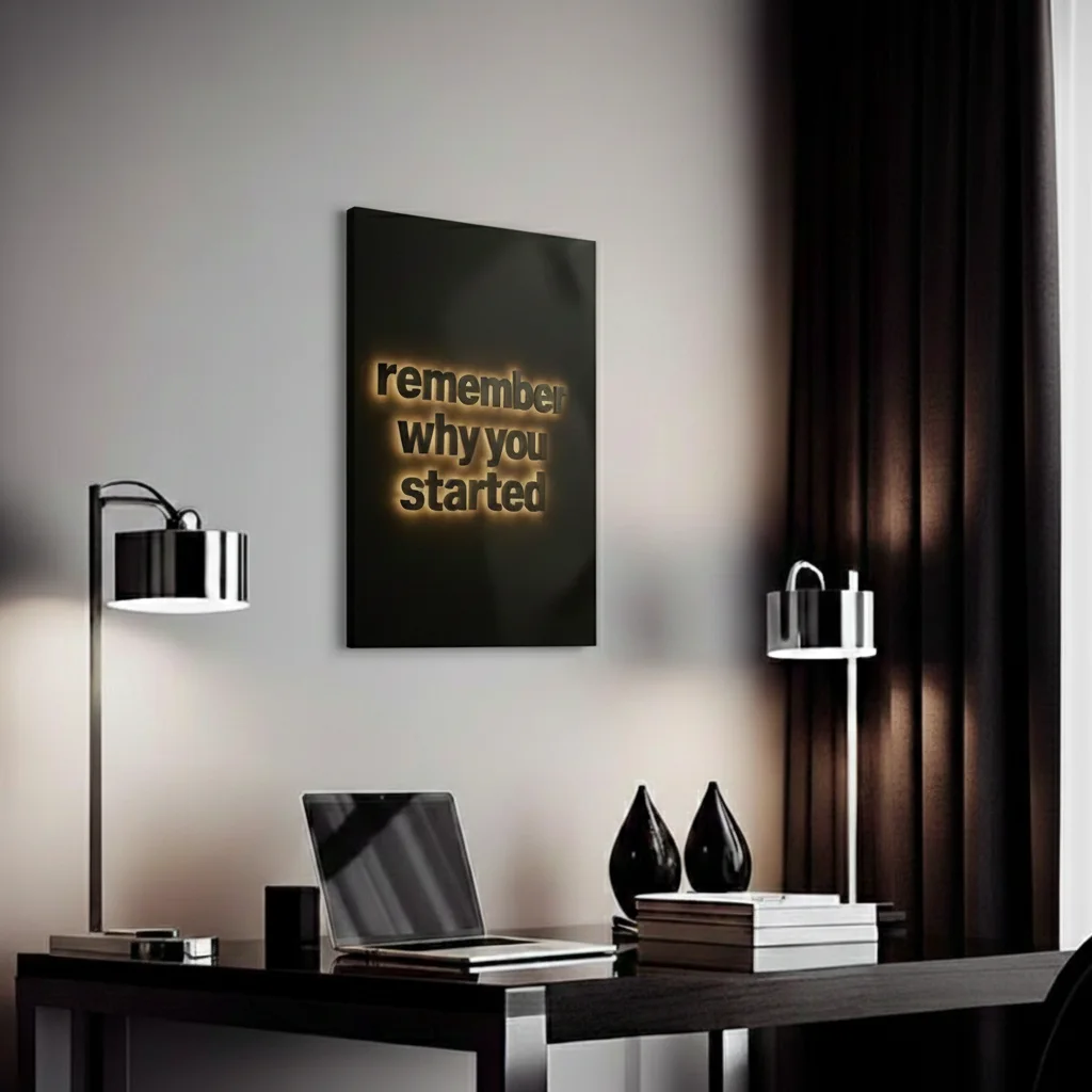 Remember why you started