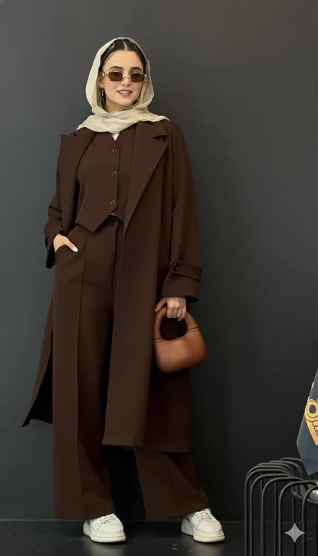 ✅ENSEMBLE 3 pieces - KHALIJI - RAMADHAN -6900DA