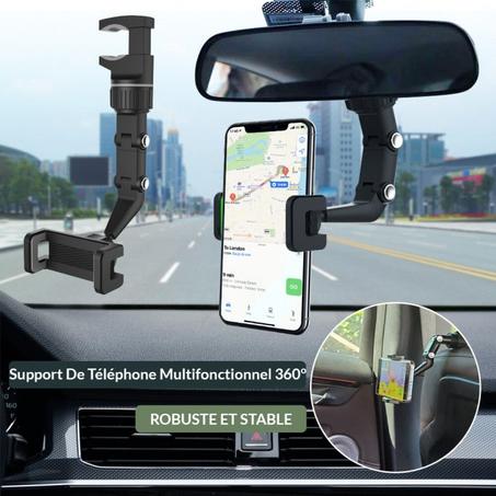 Support De Téléphone Multifonctionnel Pour Voiture-Maison 360°