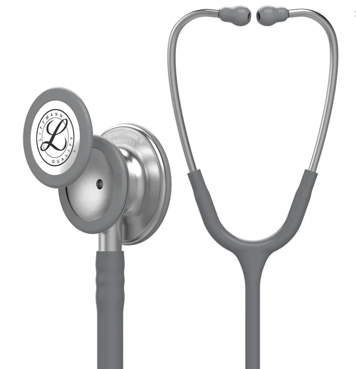 Stéthoscope Classic III – Stainless Steel Edition  gris