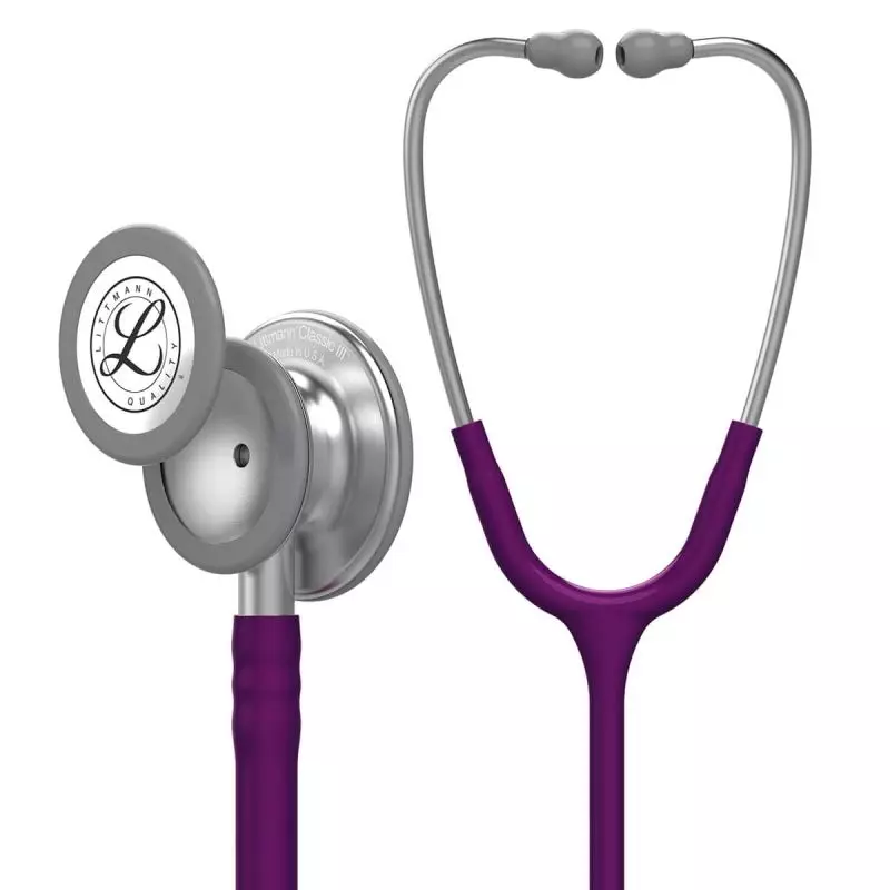 Stéthoscope Classic III – Stainless Steel Edition prune