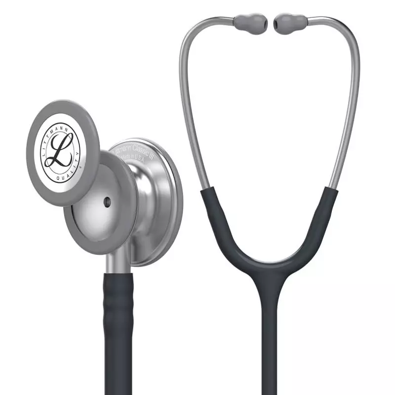 Stéthoscope Classic III – Stainless Steel Edition  gris