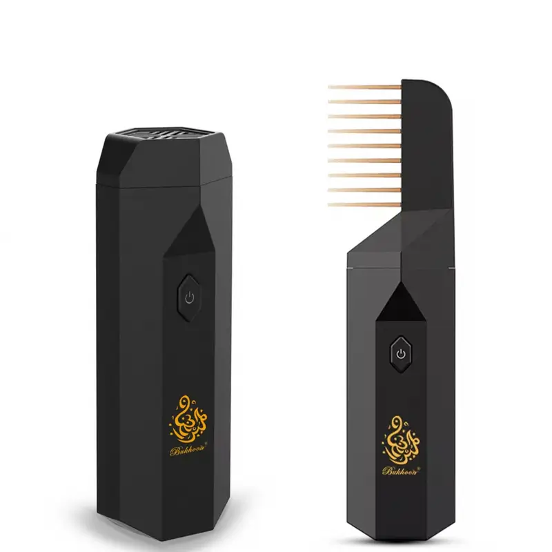 مبخرة الشعر المطورة -مبخرة الكترونية محمولة مع رأس مشط للشعر