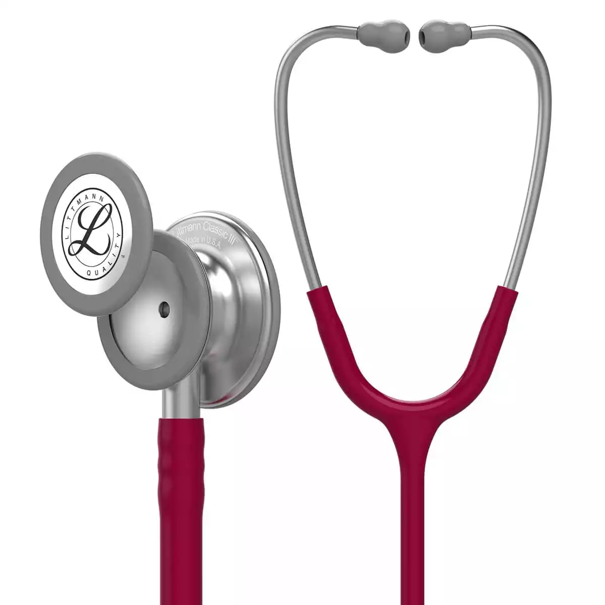 Stéthoscope Classic III – Stainless Steel Edition bordeaux