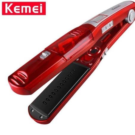 Kemei Steam Hair Straightener مصفف الشعر بالبخار
