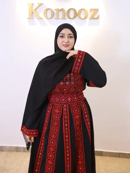 Palestinian Embroidered Kaftan
