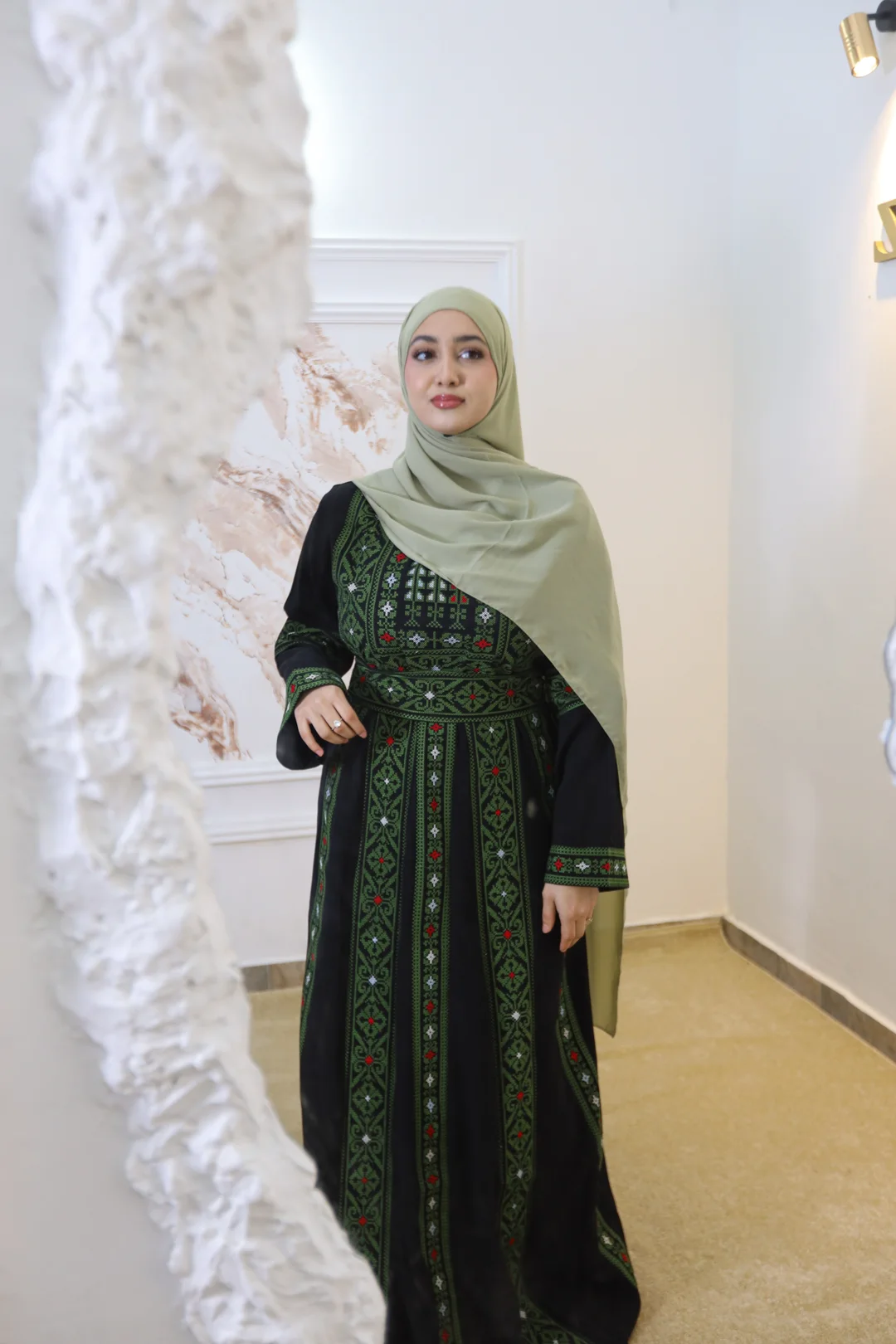 Palestinian Embroidered Kaftan