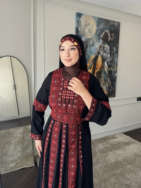 Palestinian Embroidered Kaftan