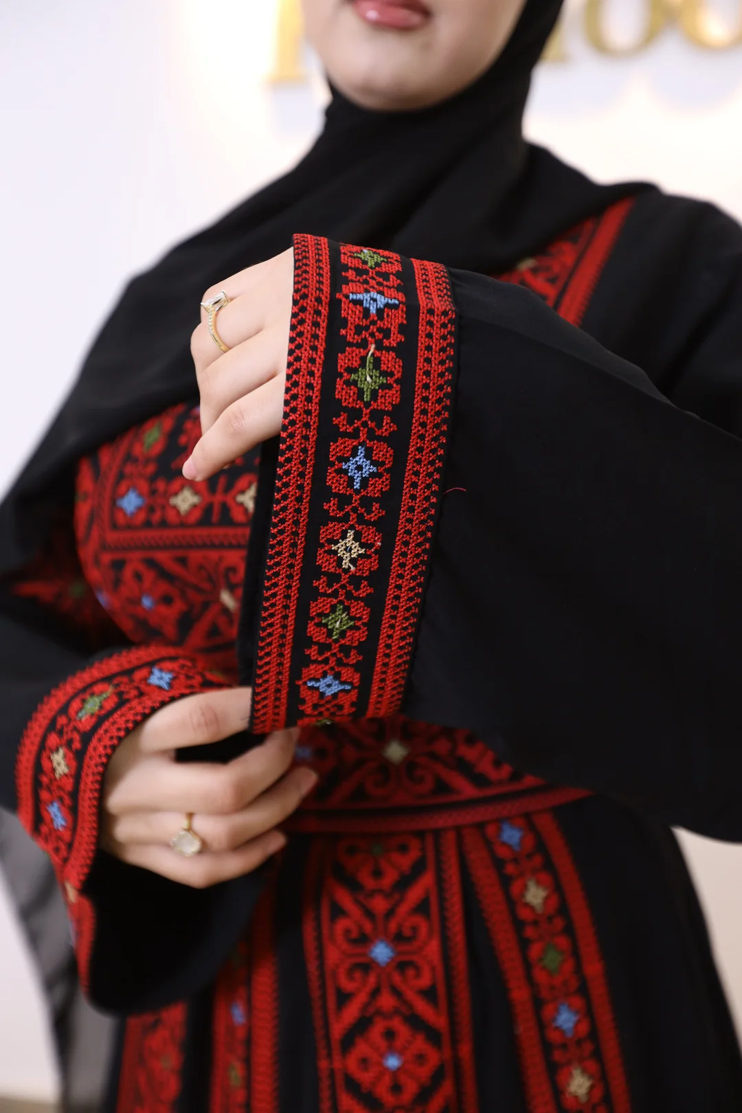 Palestinian Embroidered Kaftan