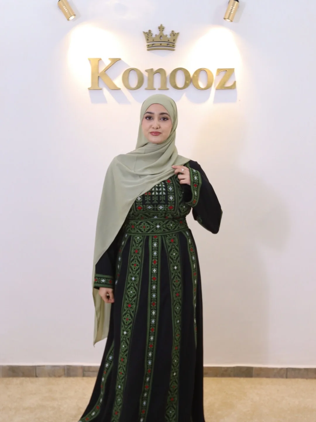 Palestinian Embroidered Kaftan