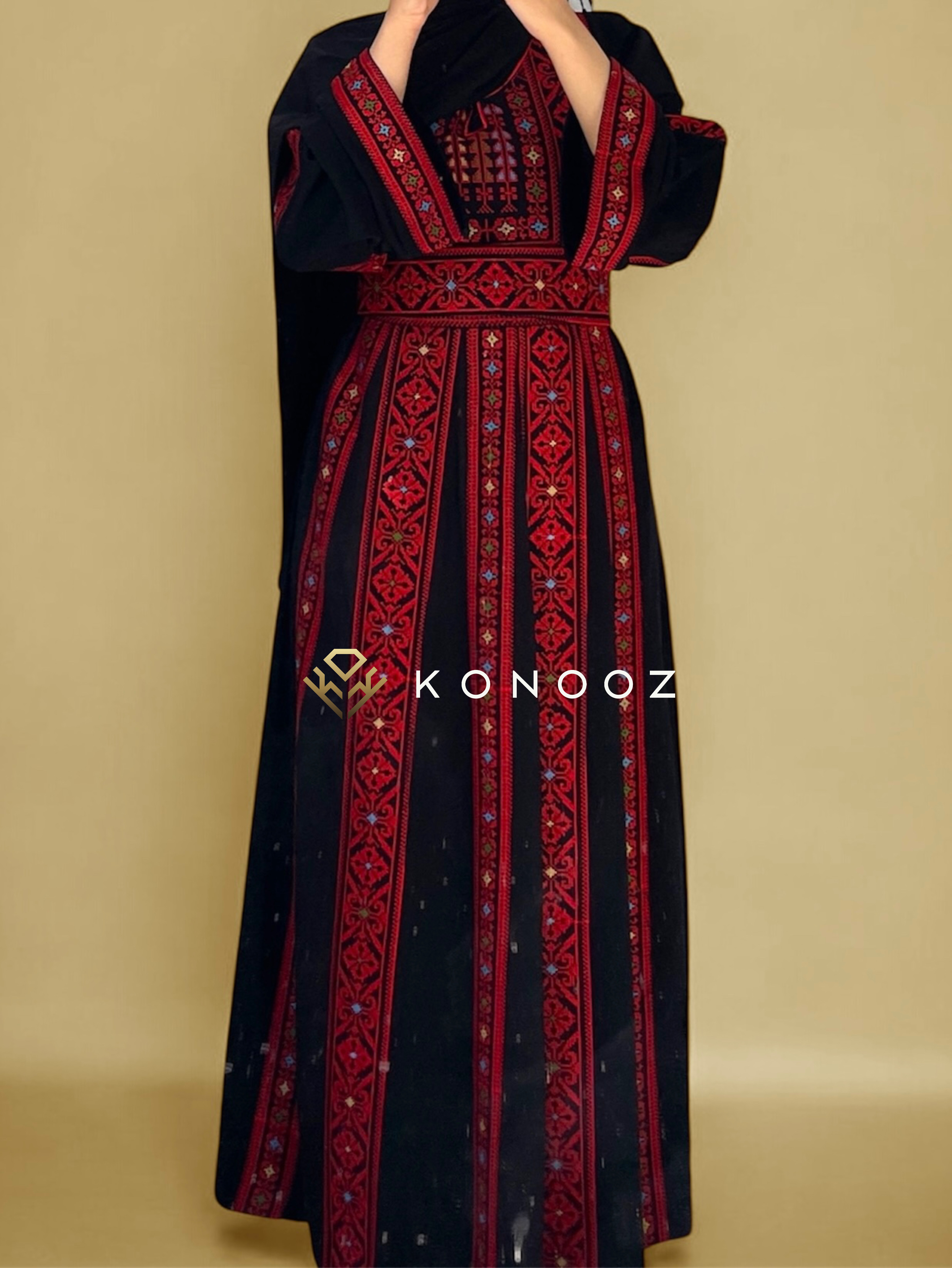 Palestinian Embroidered Kaftan