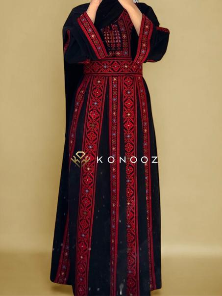 Palestinian Embroidered Kaftan