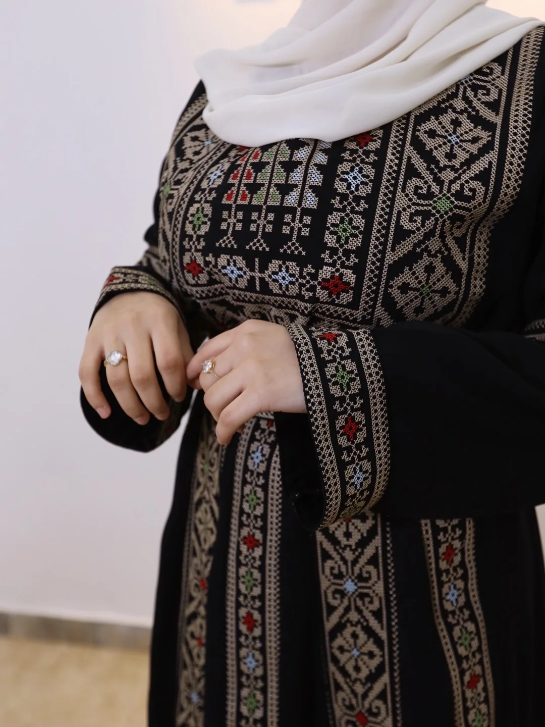 Palestinian Embroidered Kaftan