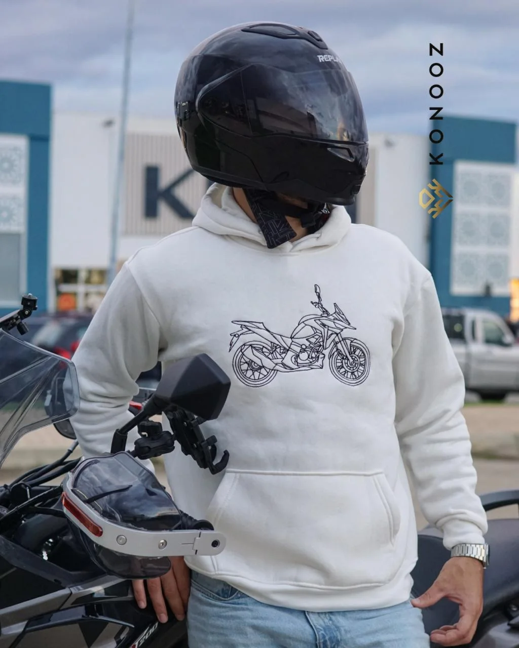 Embroidered Moto Cap