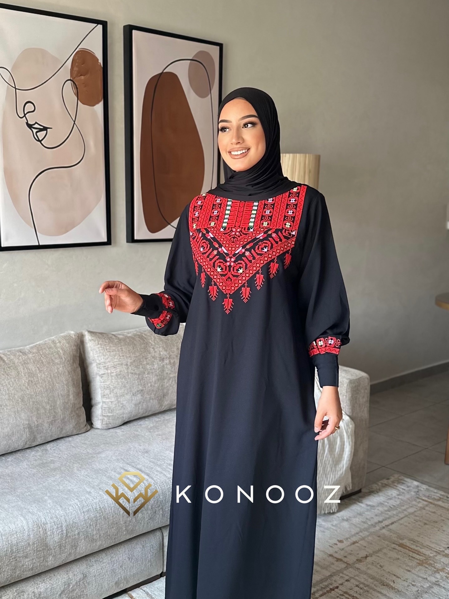 Elegant Embroidery Abaya2026