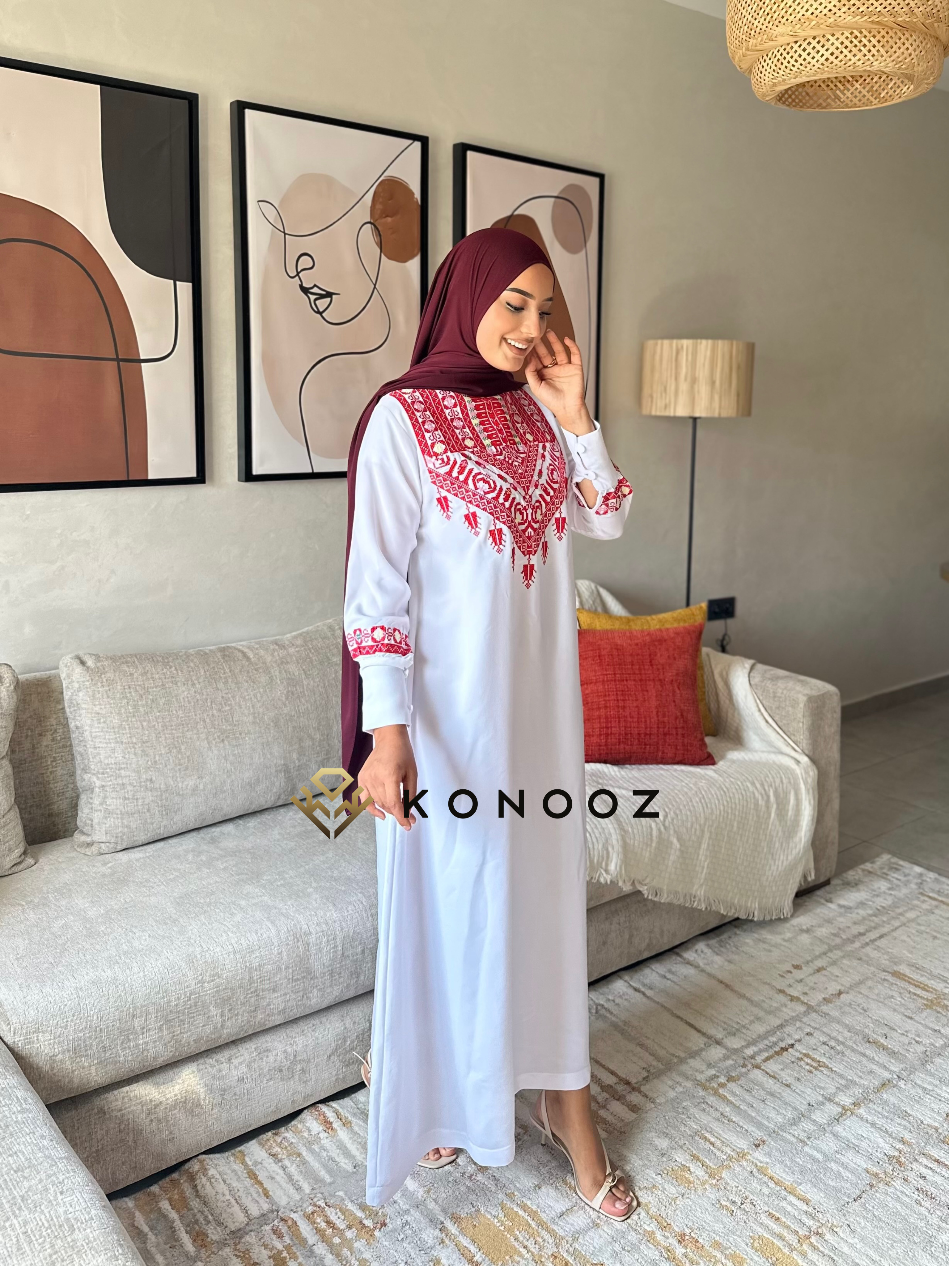 Elegant Embroidery Abaya2026