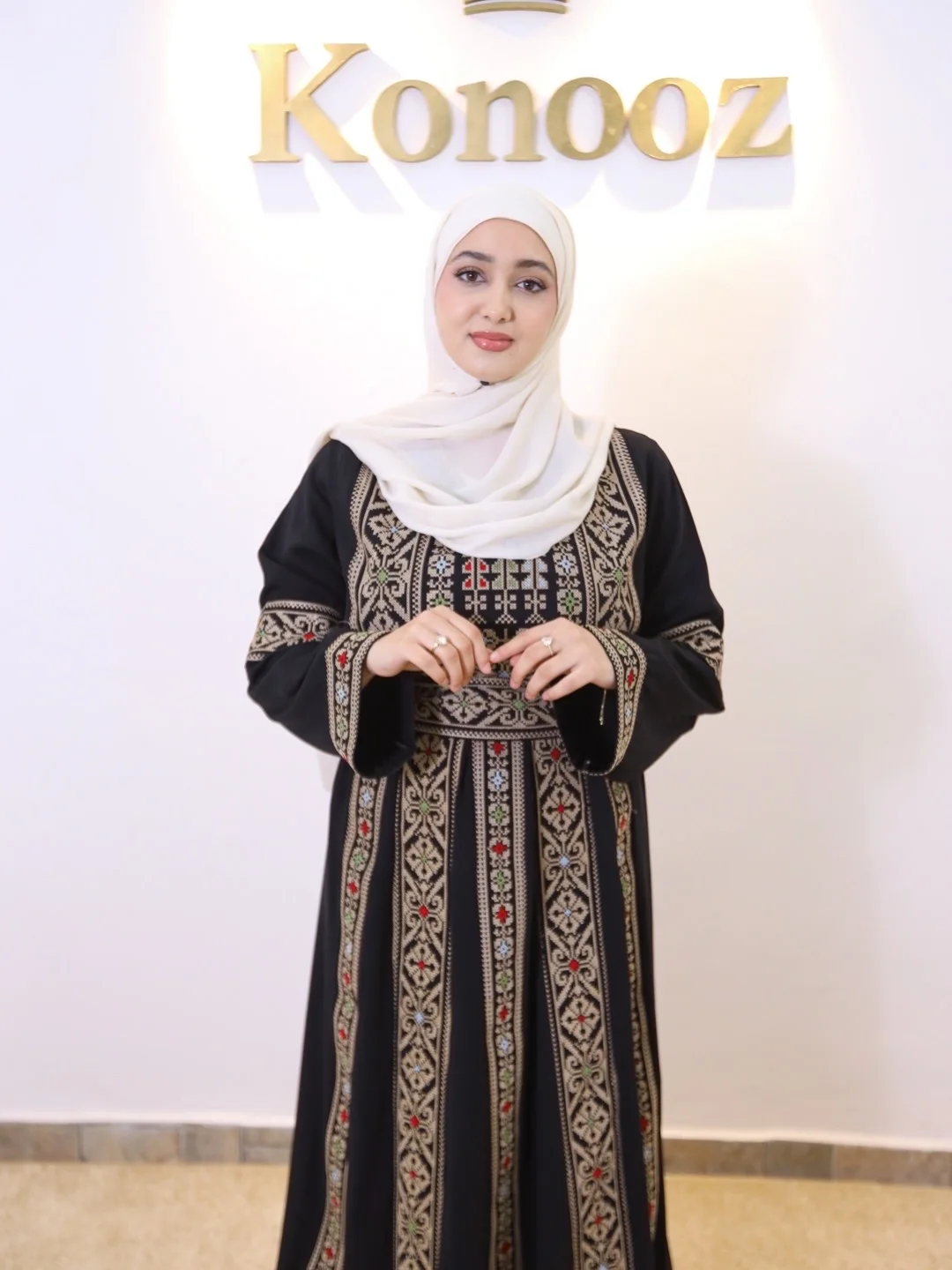 Palestinian Embroidered Kaftan