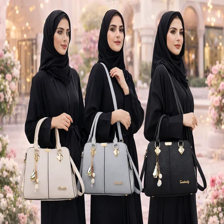 حقيبة يد نسائية أنيقة من الجلد الطبيعي