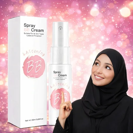 بخاخ كريم أساس مضاد للماء بتغطية طبيعية وثبات طويل