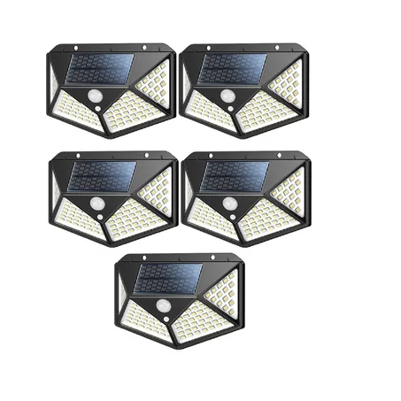 5 مصابيح الطاقة الشمسية مستشعرة الحركة مقاومة للماء
