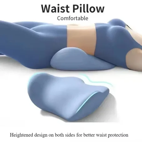 وسادة دعم أسفل الظهر لتخفيف آلام العمود الفقري – مريحة وعلاجية