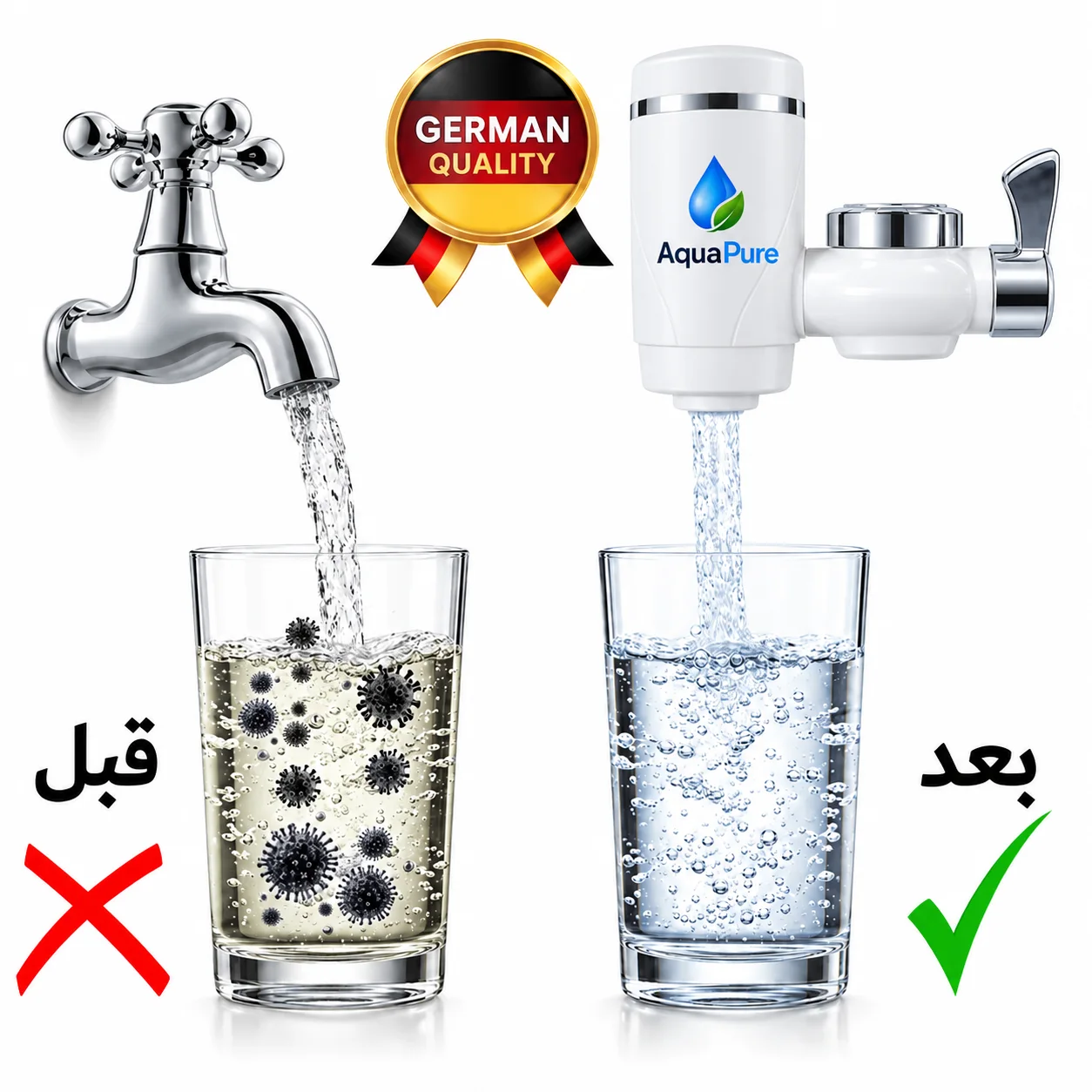 جهاز الفلتر لتصفية المياه عالي التقنية