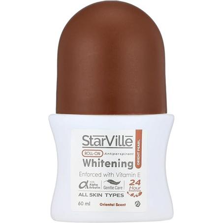 starville 60ml رول اون تفتيح ومزيل العرق بمزيج من العطور العربية