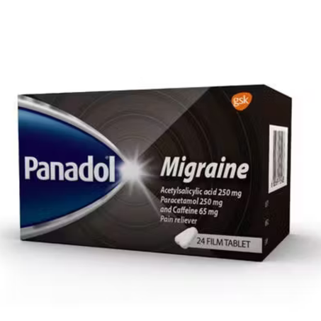 panadol migraine لمعالجة الصداع النصفي 30 قرص