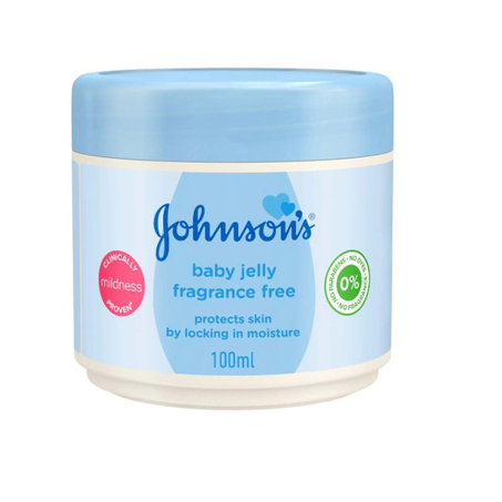 Johnson's - كريم جيلي للأطفال خالي من العطر - 100 مل
