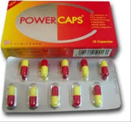 powercaps  اقراص معالجة لنزلات البرد ولتسكين الالام