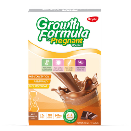 Growth formula مكمل غذائي للحوامل والمرضعات10 sachets