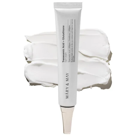 كريم العين المعالج بالتفتيح من ماري أند ماي (Mary & May Tranexamic Acid + Glutathione Eye Cream)
