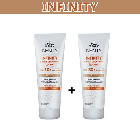 واقي شمسي لوشن تينتيد (كريم اساس) لجيمع انواع البشرة-50+-INFINITY CARE LOTION TINTID