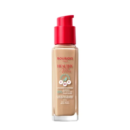 كريم أساس بورجوا هيلثي ميكس - درجة بيج 55 (Bourjois Healthy Mix Liquid Foundation - Beige 55)