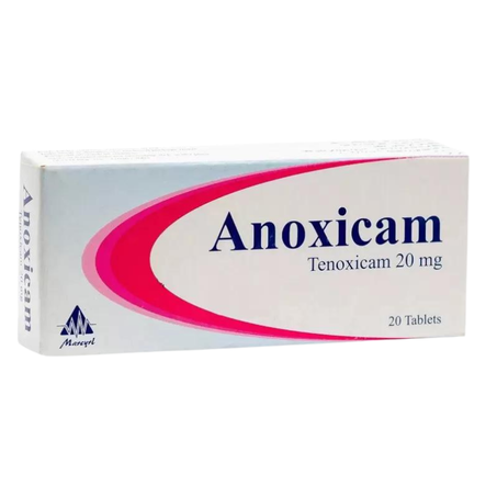 Anoxicam أقراص مسكنة ومضادة للالتهاب 20 قرص