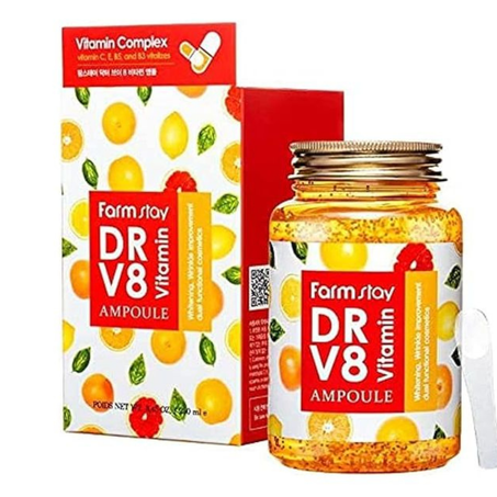 Farm Stay سيروم الوجه فارم ستاي Dr-V8 فيتامين أمبولة 250 مل