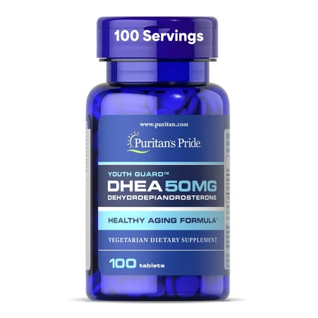 مكمل التوازن الهرموني للشباب بيوريتانز برايد دي هيدرو إيبي آندروستيرون (Puritan's Pride DHEA 50 MG 100 Tabs)