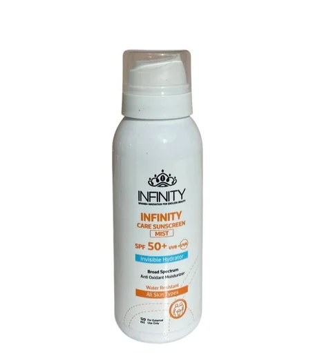 infinity صن سكرين اسبراي الواقي من اشعة الشمس بعامل حماية +50  120 مل